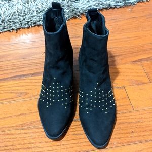 H&m gold studded boots